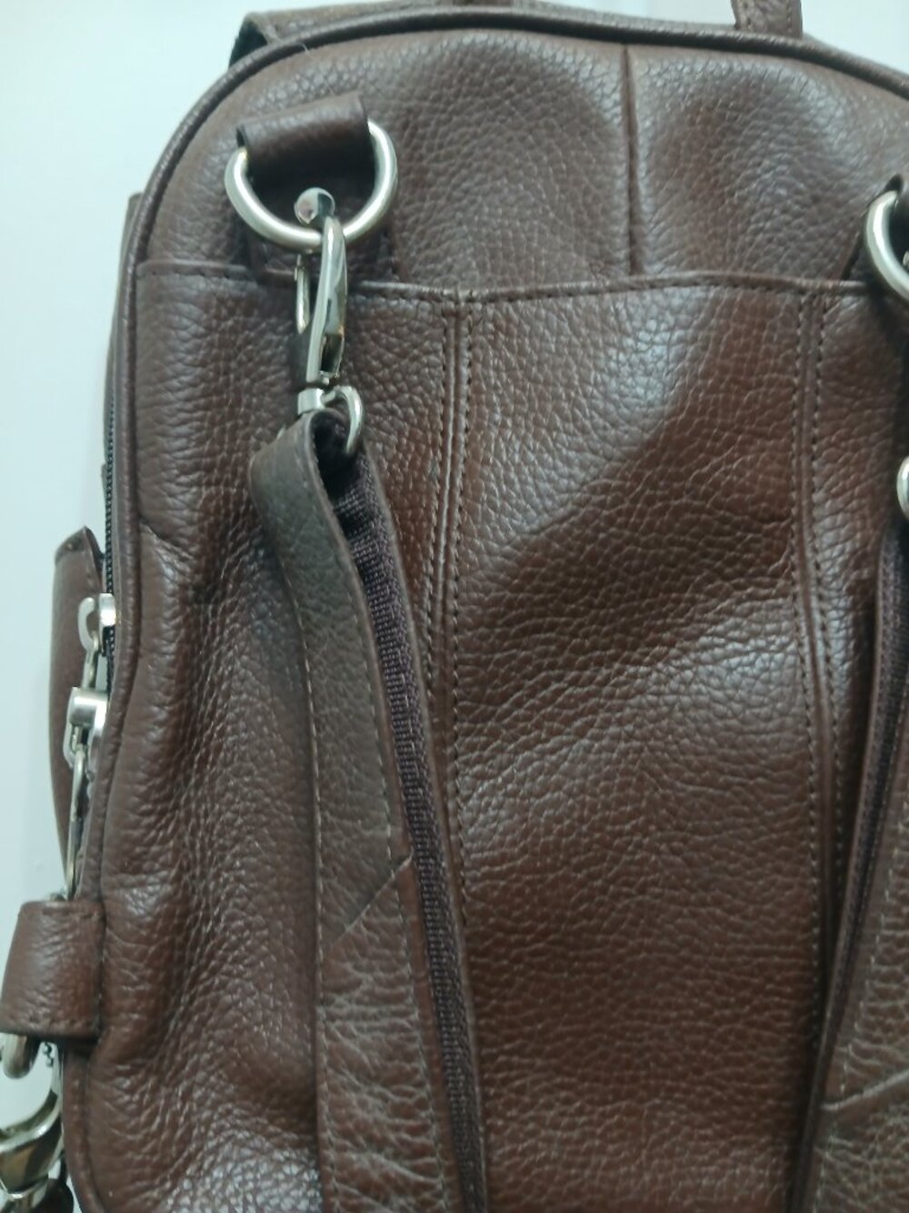 Roma Leather Backpack🤎 - Picture 6 of 10